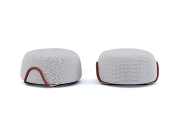 BABOU - Fabric garden pouf by Paolo Castelli - view 2